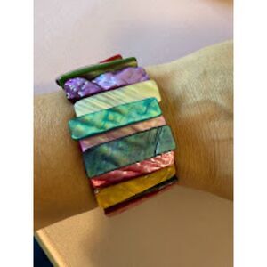 Abalone Shell Bracelet multi color